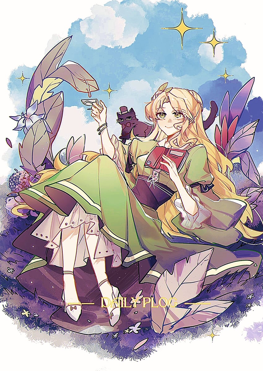 klein moretti and audrey hall (lord of the mysteries) drawn by wanwan252