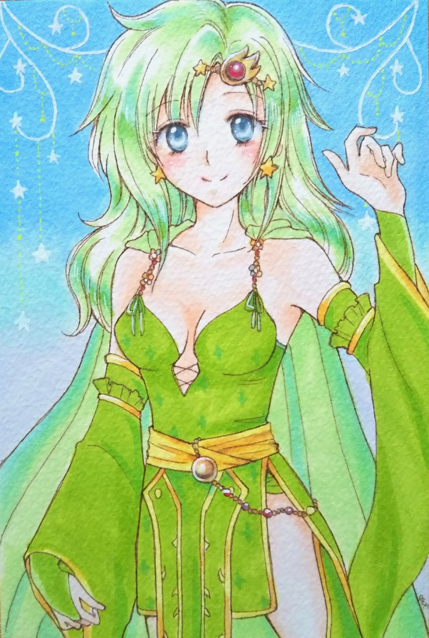 rydia (final fantasy and 1 more) drawn by rem_(rem-slime)