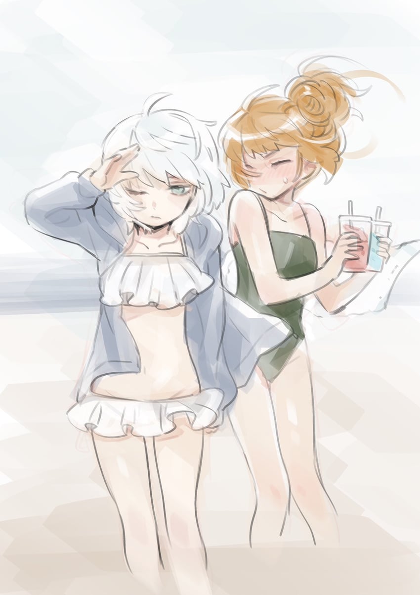 ishmael and faust (project moon and 1 more) drawn by kojocho05