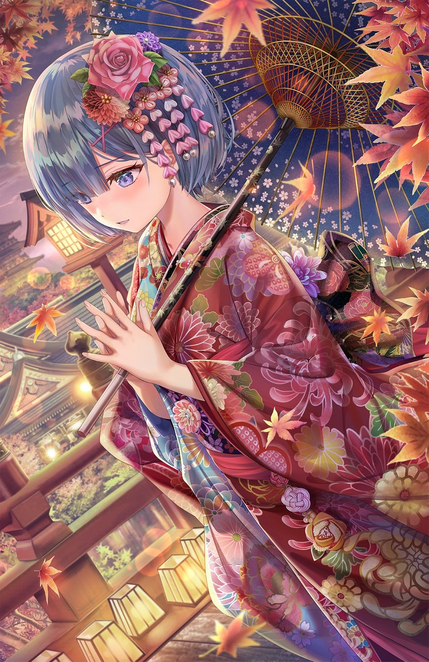 rem (re:zero kara hajimeru isekai seikatsu) drawn by torino_aqua