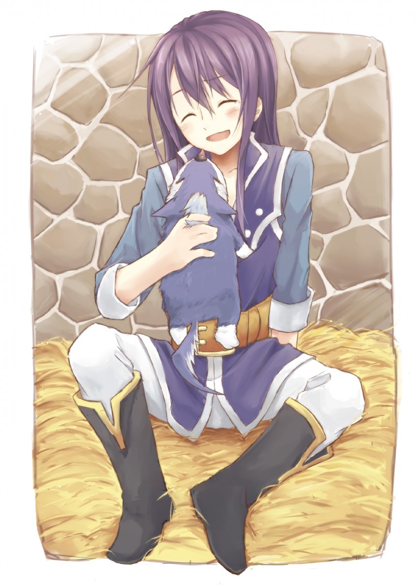 yuri lowell and repede (tales of and 2 more) drawn by kinoshita_neko