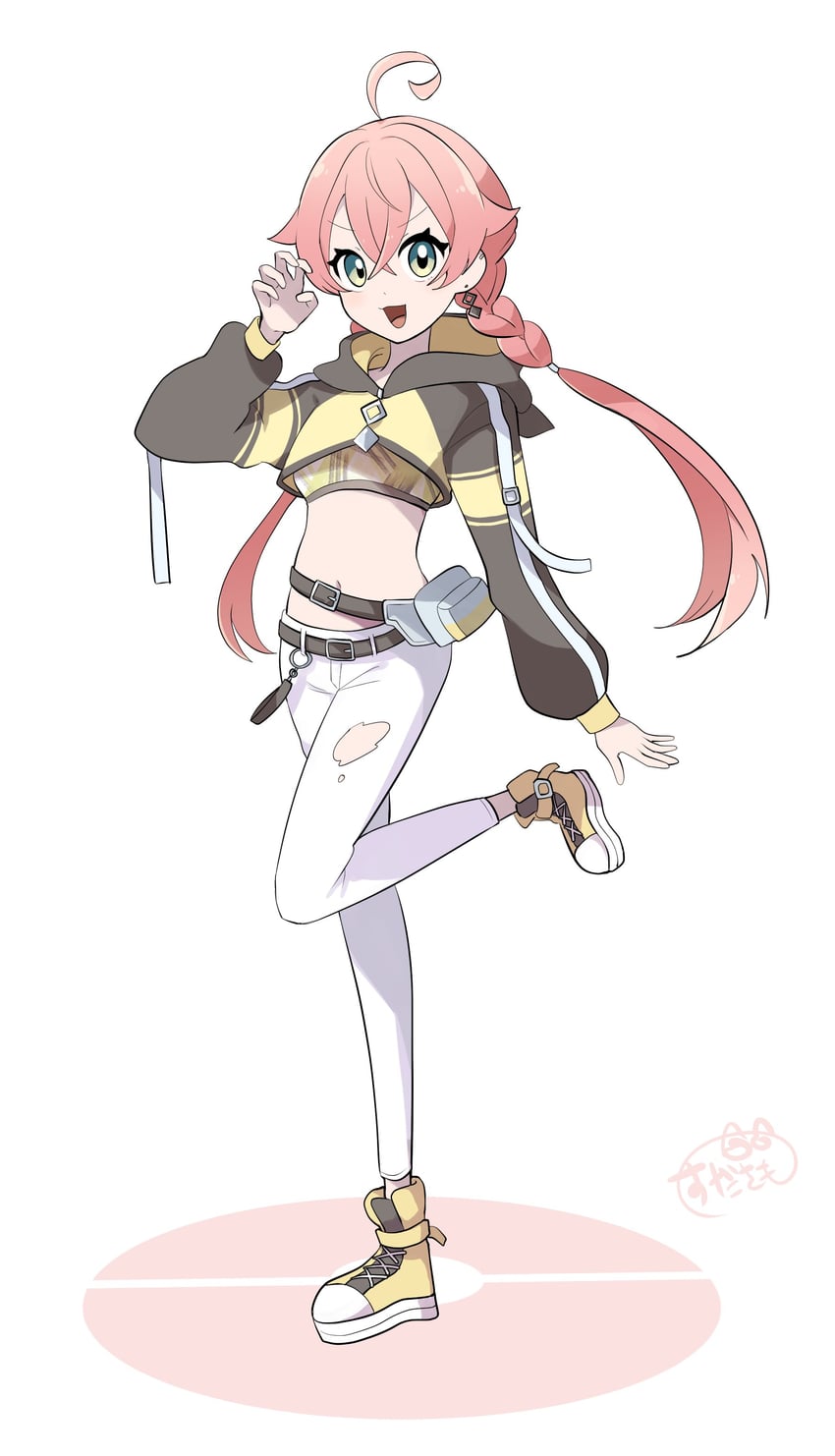 shishido akari (pokemon and 1 more) drawn by sudasamo