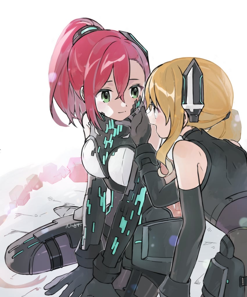 iijima renka and hatsukano yo (assault lily) drawn by nagi_(namae11x)