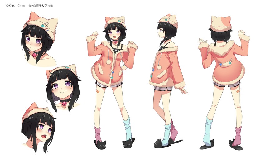 katsu coco (indie virtual youtuber) drawn by 1991_(blz)