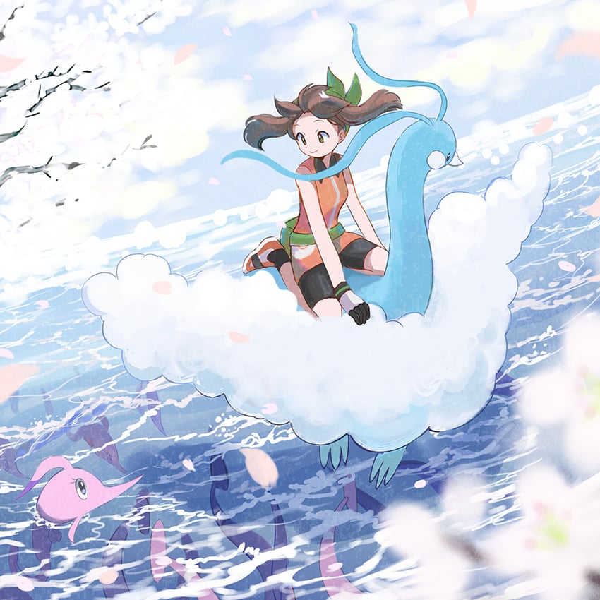 may, altaria, and gorebyss (pokemon and 2 more) drawn by popcorn_91