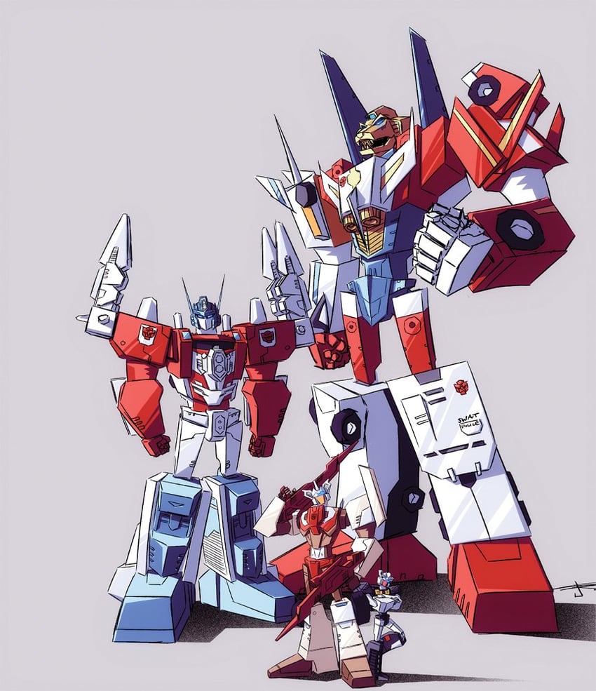 chromedome, rewind, powermaster optimus prime, and sky reign (transformers and 1 more) drawn by josh_burcham