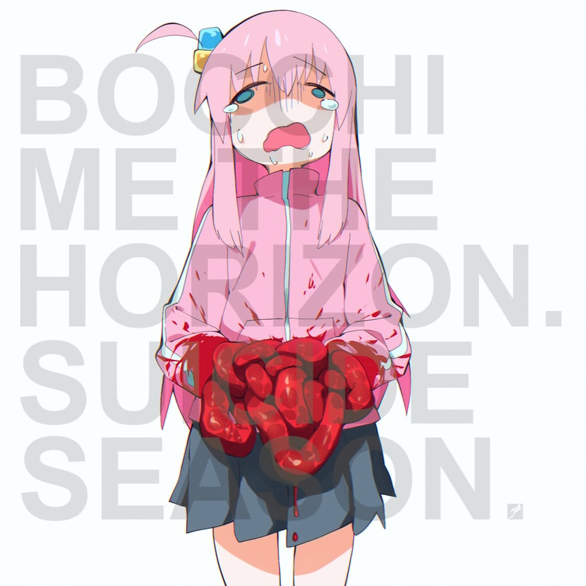 gotoh hitori (bocchi the rock! and 2 more) drawn by aetherion