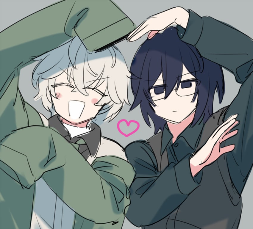 ishihara usumi and kisaragi ren (mahjong soul) drawn by kashii_kaoru