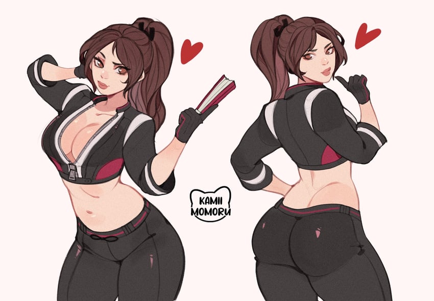shiranui mai (the king of fighters and 2 more) drawn by kamii_momoru