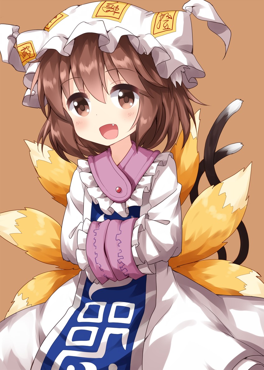 yakumo ran and chen (touhou) drawn by ruu_(tksymkw)