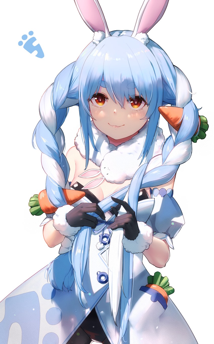 usada pekora and don-chan (hololive) drawn by sa_(sam-ya)