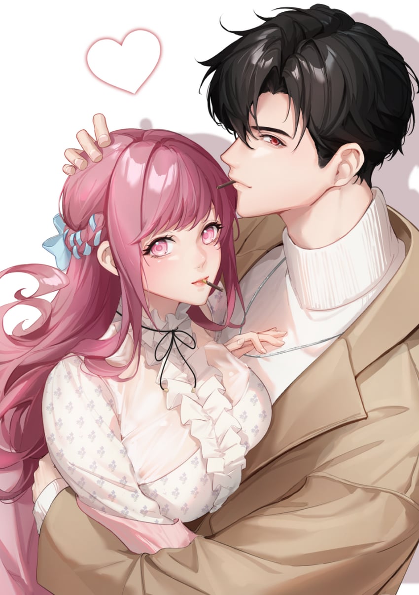 shiren and yoonha (koi ni tsuite 0.1-paasento) drawn by cain_art811