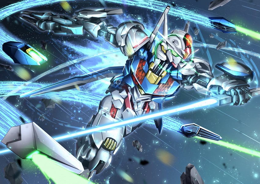 gundam aerial (gundam and 1 more) drawn by troy_(oxaa01ex) | Danbooru