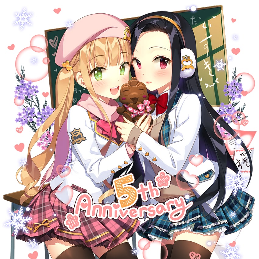 clarice lapis and lina princella (uchi no hime-sama ga ichiban kawaii) drawn by salt_(salty)
