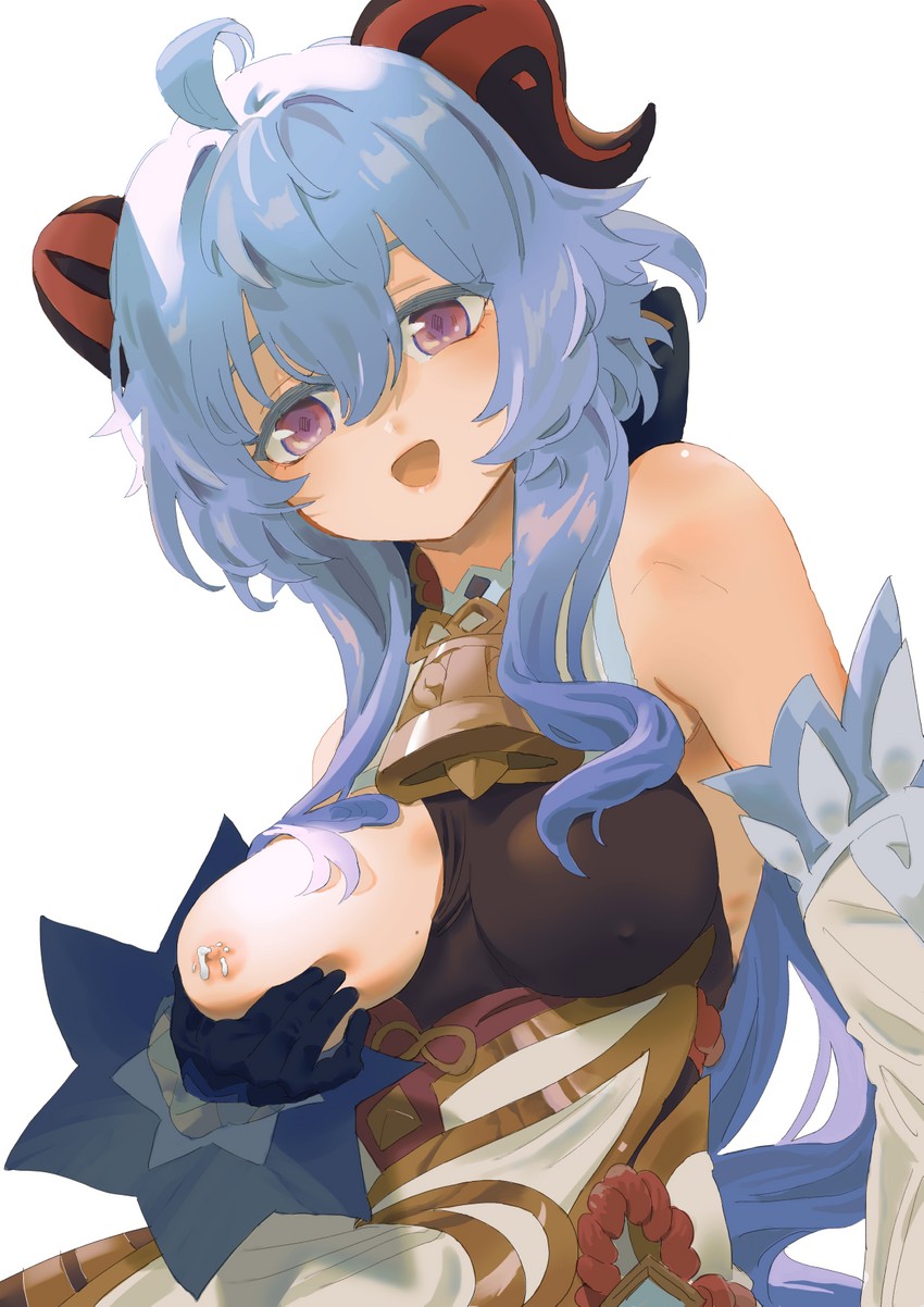 ganyu (genshin impact) drawn by sakanarice