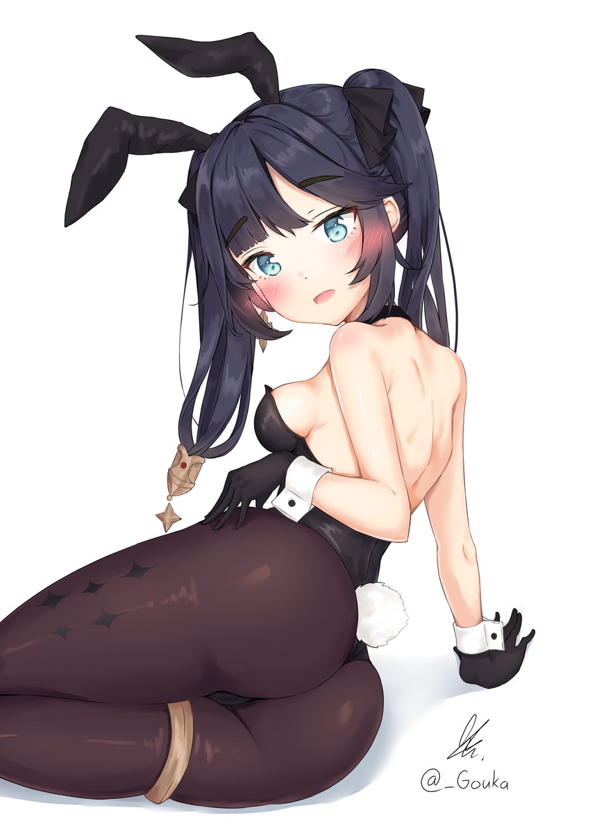 mona (genshin impact) drawn by gouka