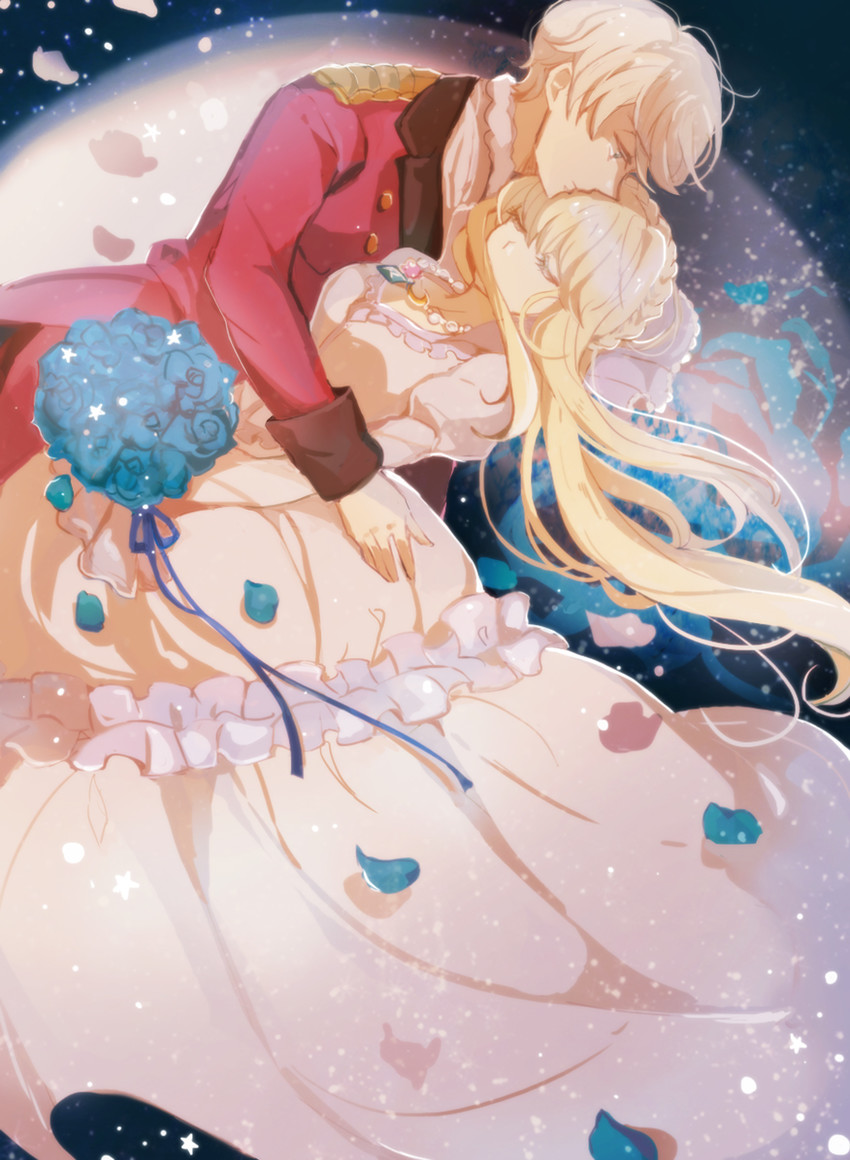 slaine troyard and asseylum vers allusia (aldnoah.zero) drawn by hara_hikaru