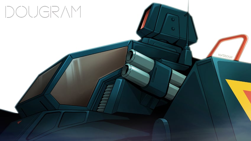 dougram (taiyou no kiba dougram) drawn by matayoshi_(nopple_1000)