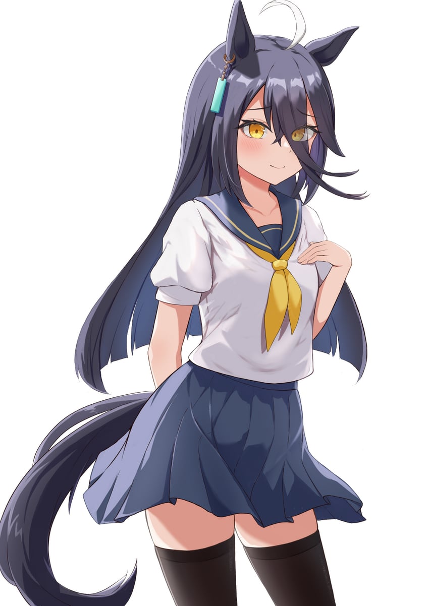 manhattan cafe (umamusume) drawn by hojichabu