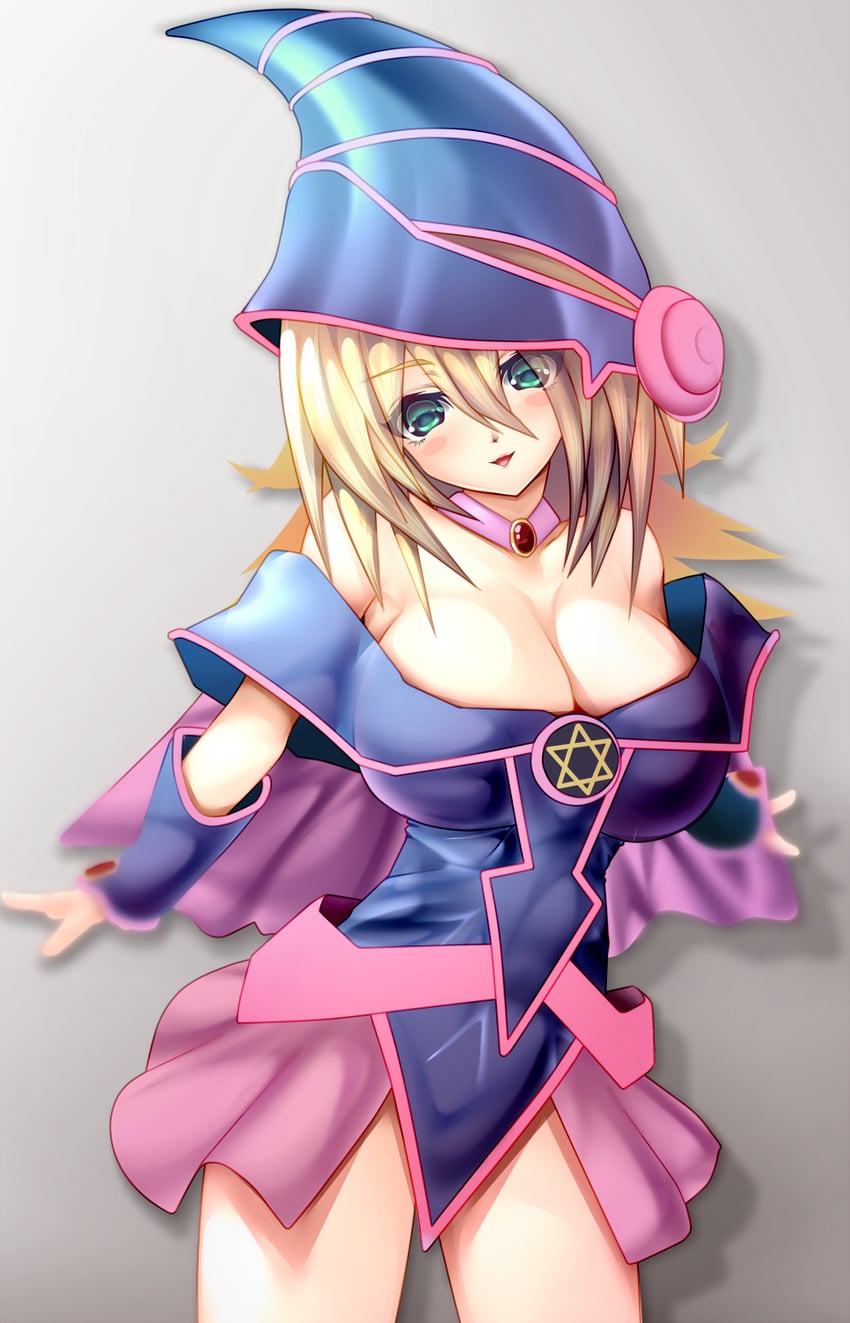 dark magician girl (yu-gi-oh!) drawn by kamimon_(schwarzkap)