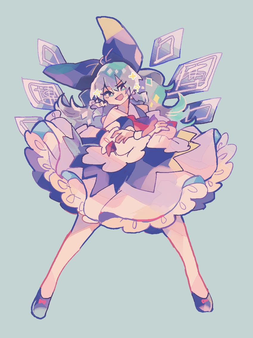 hakurei reimu and cirno (touhou) drawn by ratto_(mobilis_1870)