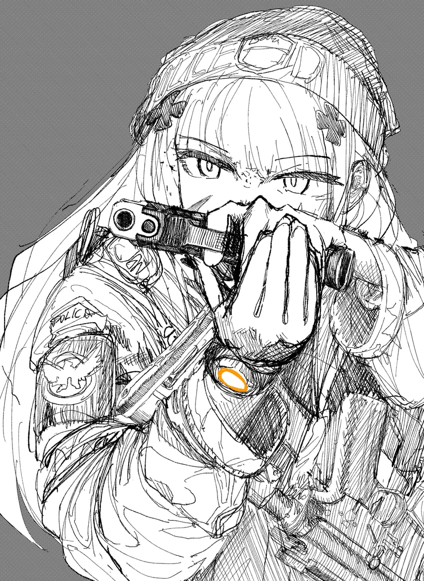 hk416 and agent 416 (girls' frontline and 1 more) drawn by imponte1232