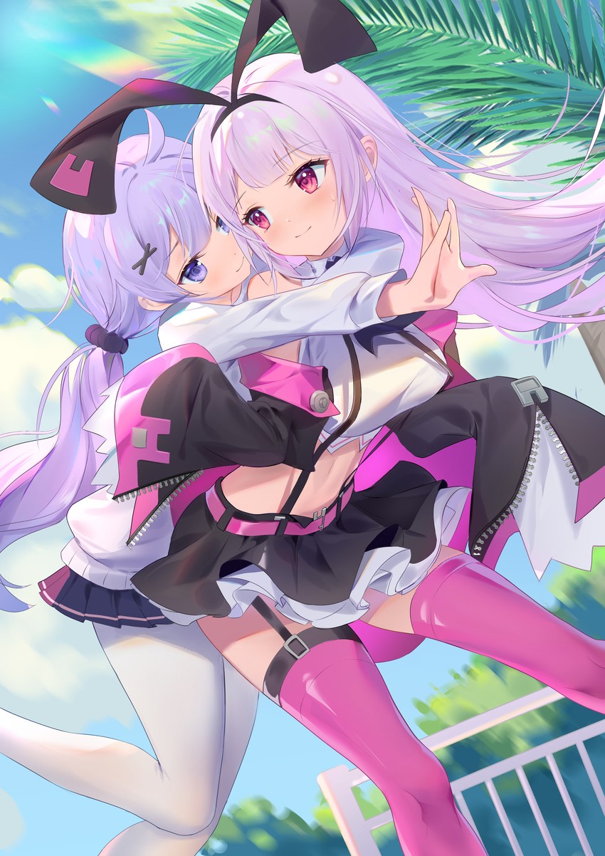 unicorn and hobby (azur lane) drawn by somna