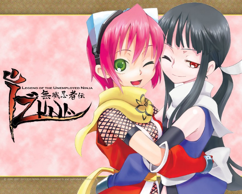 izuna and shino (gouma reifuden izuna) drawn by yoshida_on