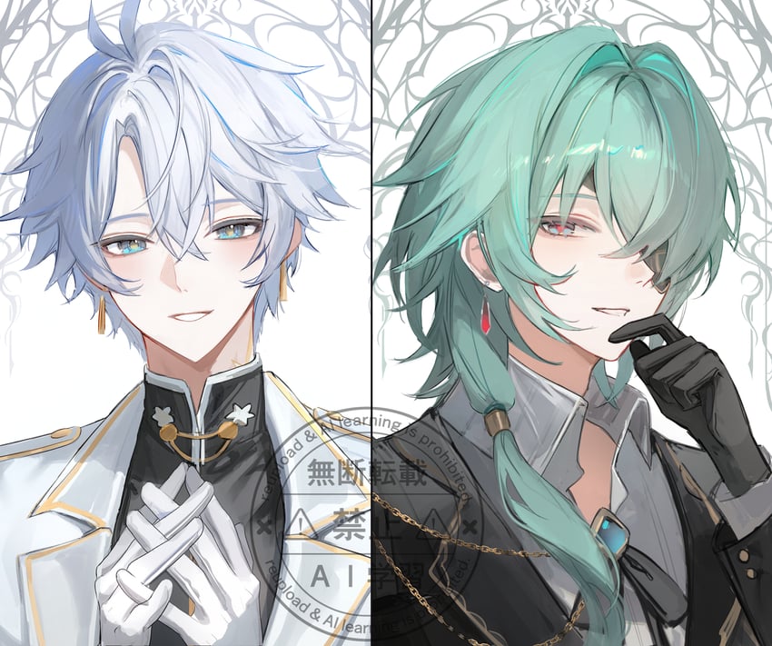 phainon and anaxa (honkai and 1 more) drawn by chaerom