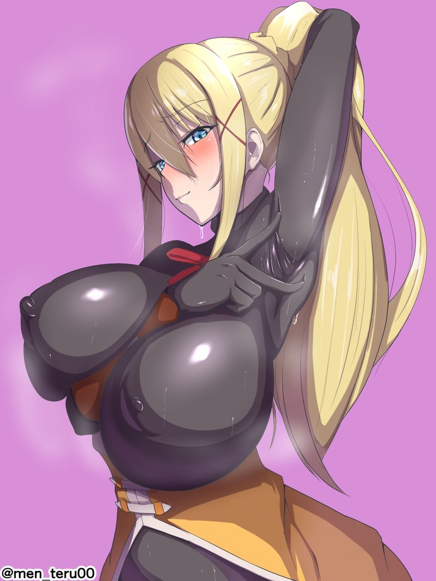 darkness (kono subarashii sekai ni shukufuku wo!) drawn by men_teru