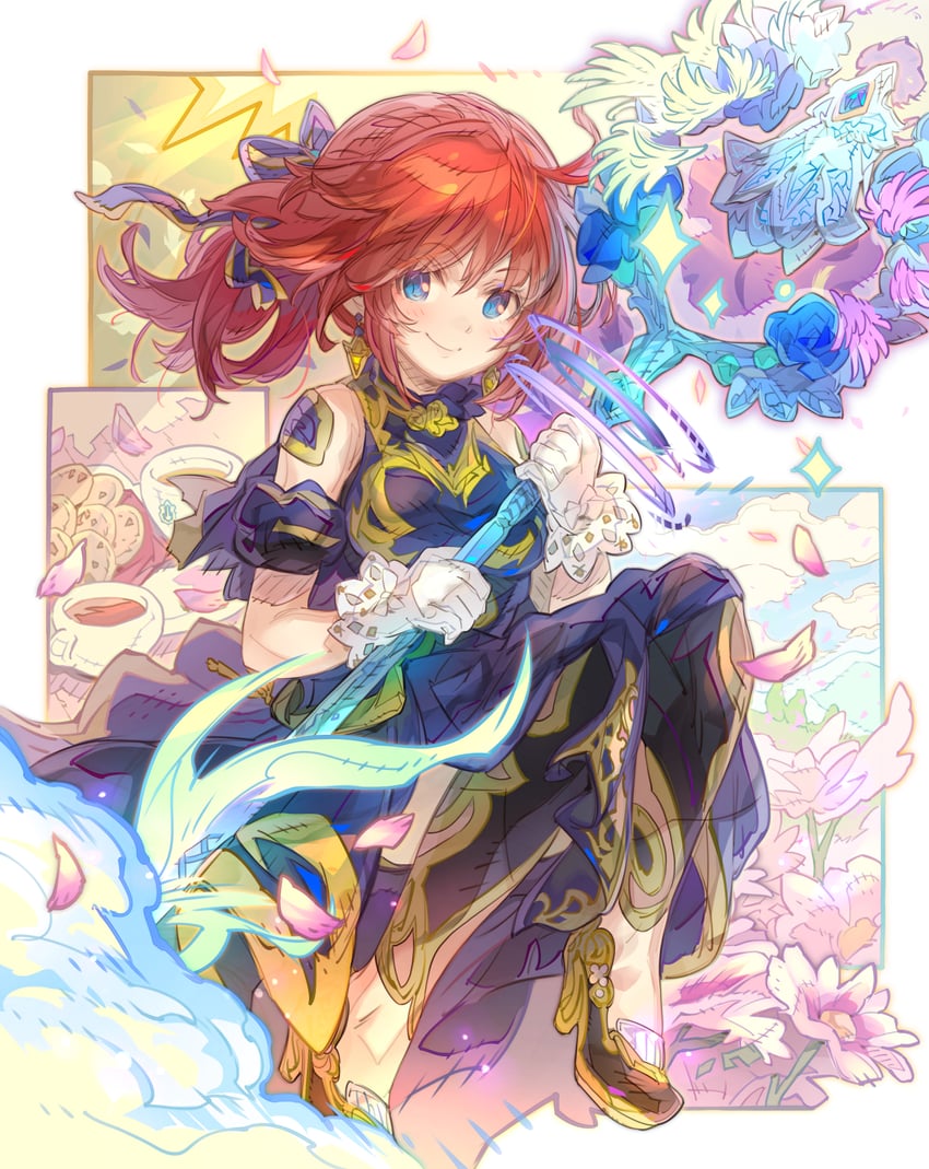 warrior of light (final fantasy and 1 more) drawn by haku_(sabosoda)