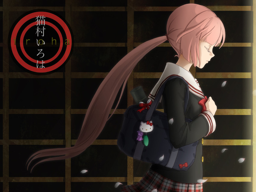 hello kitty and nekomura iroha (vocaloid and 2 more) drawn by yamano_uzura