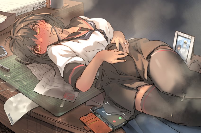 fubuki and fubuki kai ni (kantai collection) drawn by ergot