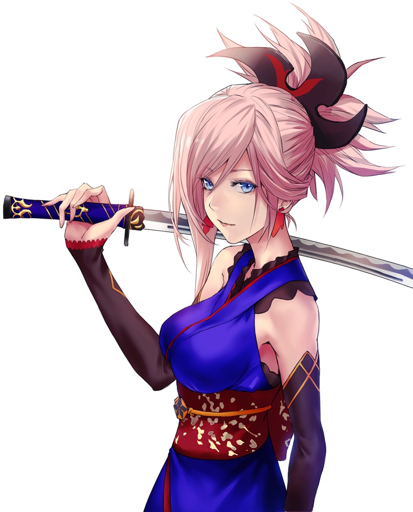 miyamoto musashi (fate and 1 more) drawn by applekun