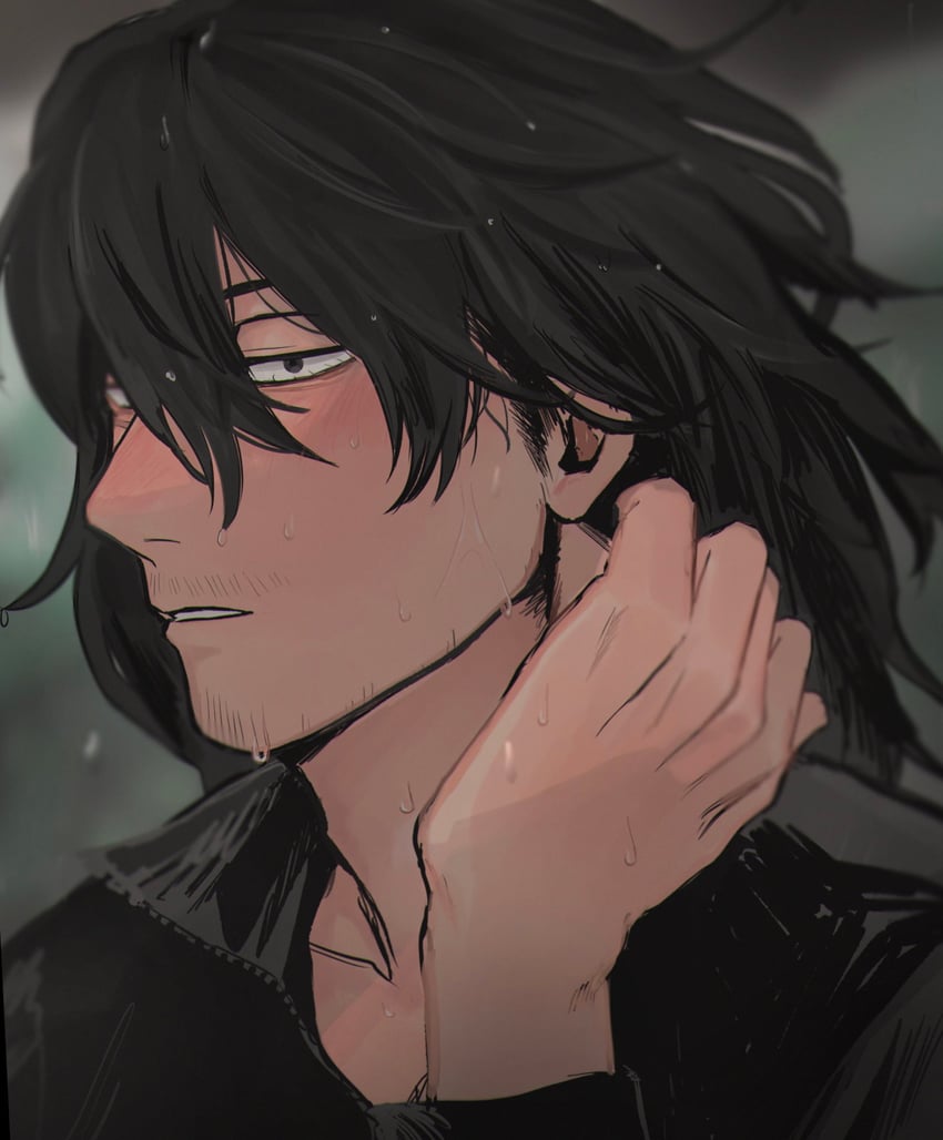 aizawa shota (boku no hero academia) drawn by ton_(ton19130318)