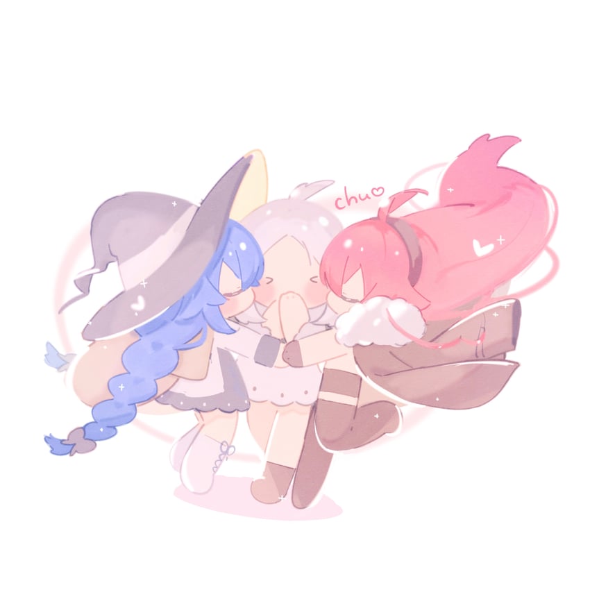 roxy migurdia, eris greyrat, and sylphiette (mushoku tensei) drawn by ne_ko_ko