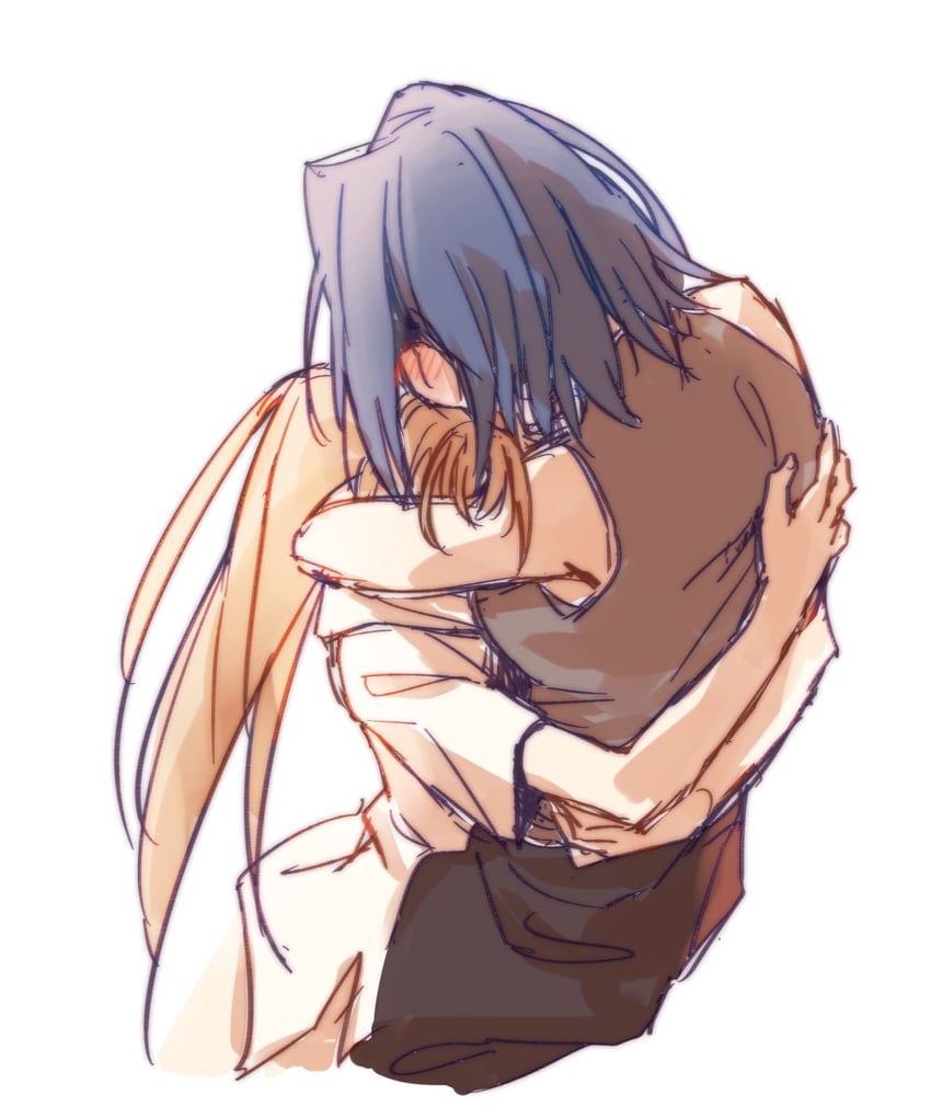 ouro kronii and nanashi mumei (hololive and 1 more) drawn by anco_(platanity)