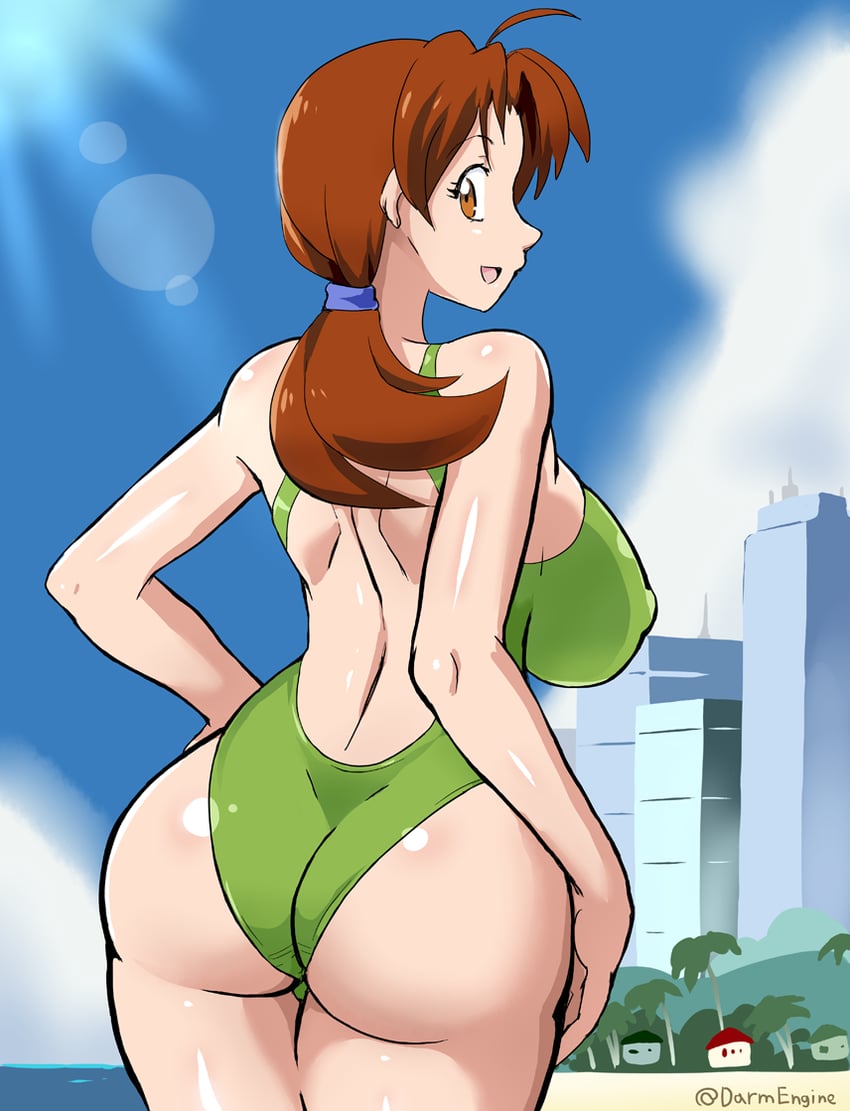 delia ketchum (pokemon) drawn by darmengine