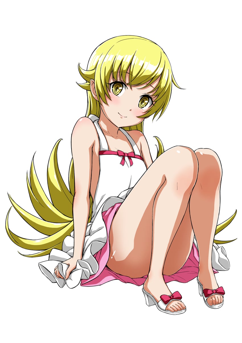 oshino shinobu (monogatari and 1 more) drawn by shakunetsujigoku