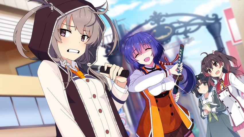 asakura mihono, setouchi chie, shichinosato kofuki, and musumi kiyoka (toji no miko and 1 more)