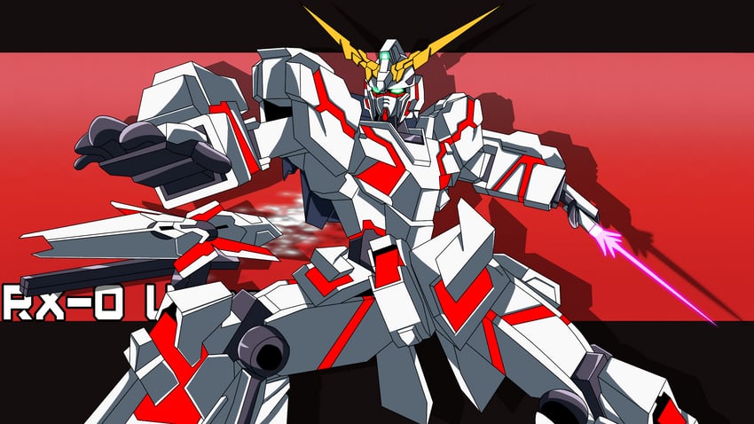 unicorn gundam (gundam and 1 more) drawn by gundrass