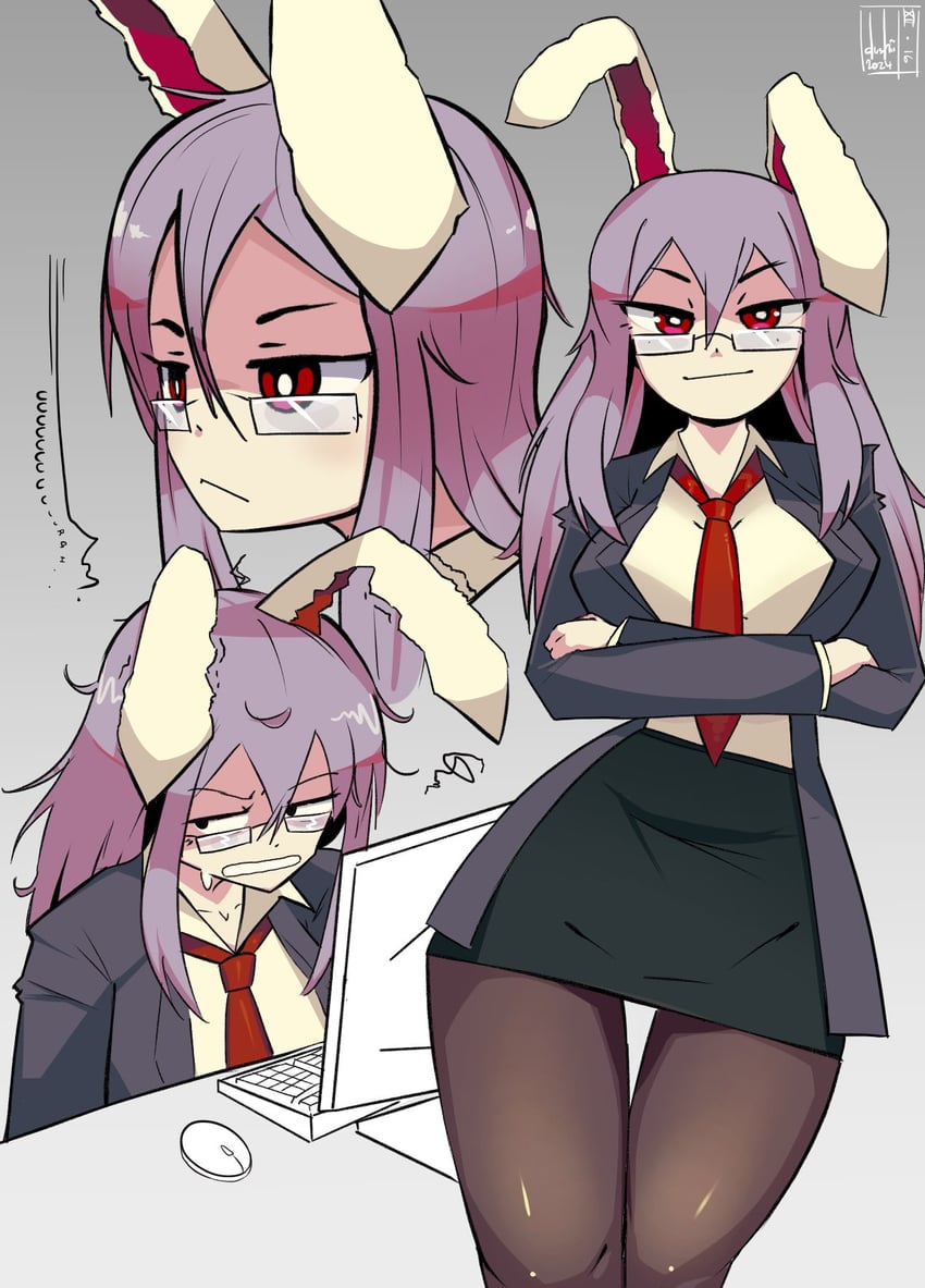reisen udongein inaba (touhou) drawn by dushiido
