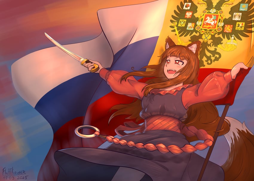 holo (original and 1 more) drawn by fluffkaiser