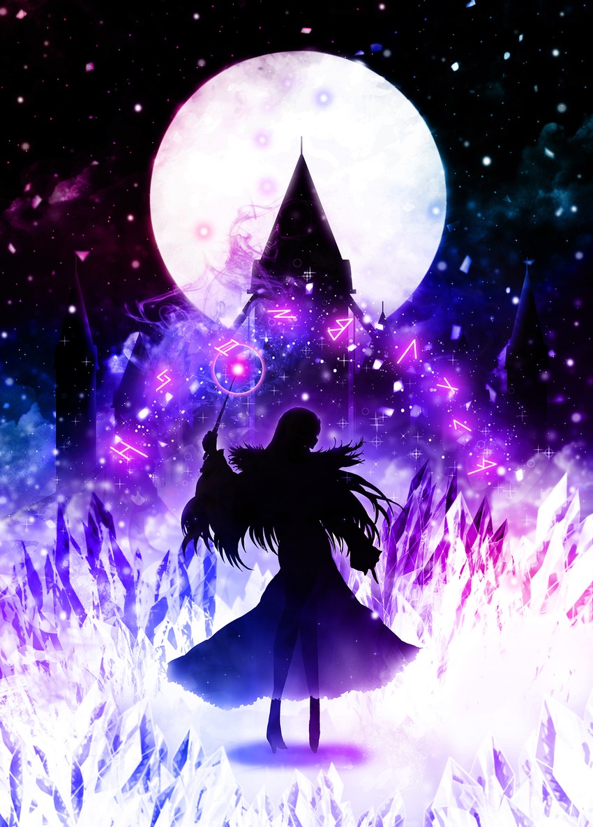 scathach and scathach skadi (fate and 1 more) drawn by harada_miyuki