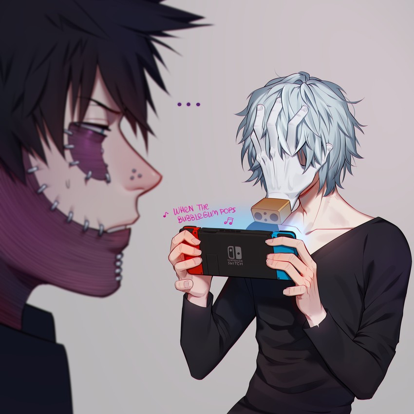 dabi and shigaraki tomura (boku no hero academia and 1 more) drawn by lavelis