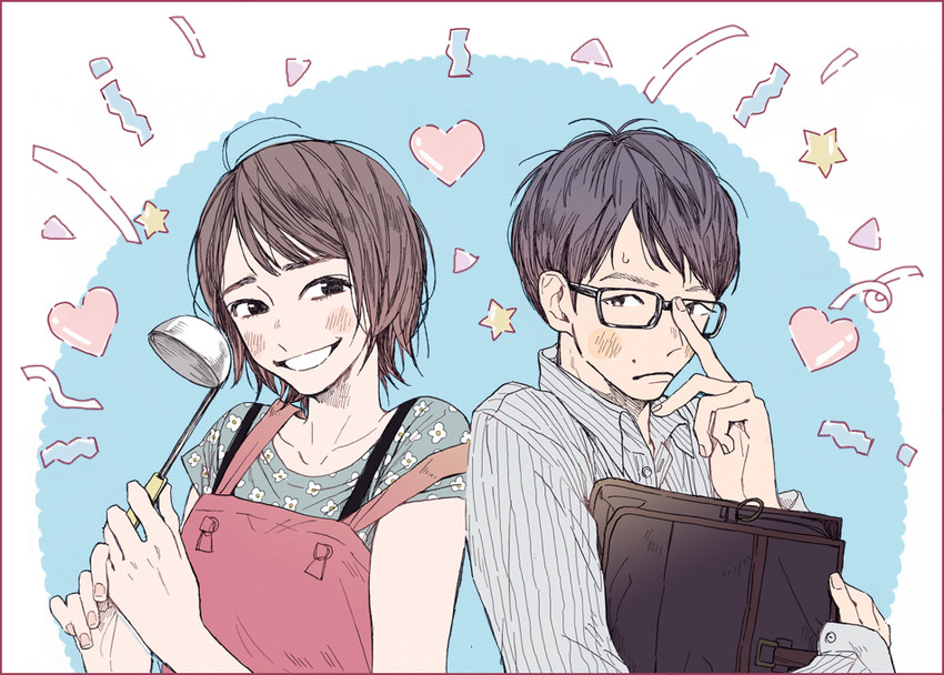 tsuzaki hiramasa and moriyama mikuri (nigeru wa haji daga yaku ni tatsu) drawn by sakurada_reiko