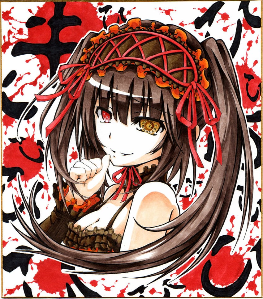 tokisaki kurumi (date a live) drawn by peroshiti_aniki