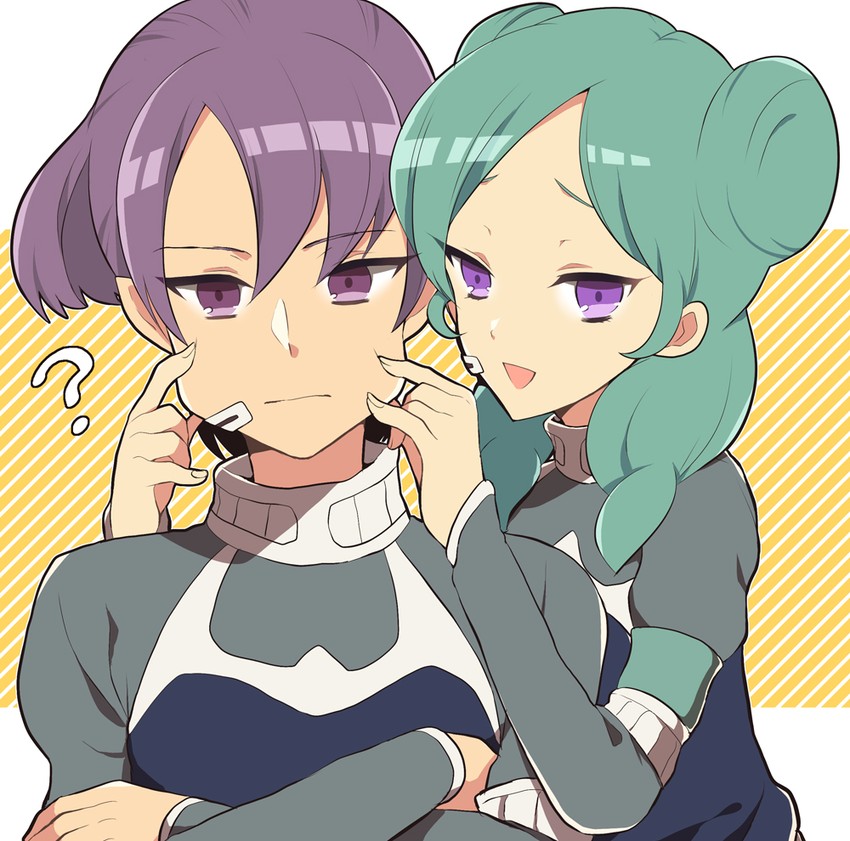 beta and alpha (inazuma eleven and 2 more) drawn by niku_jill