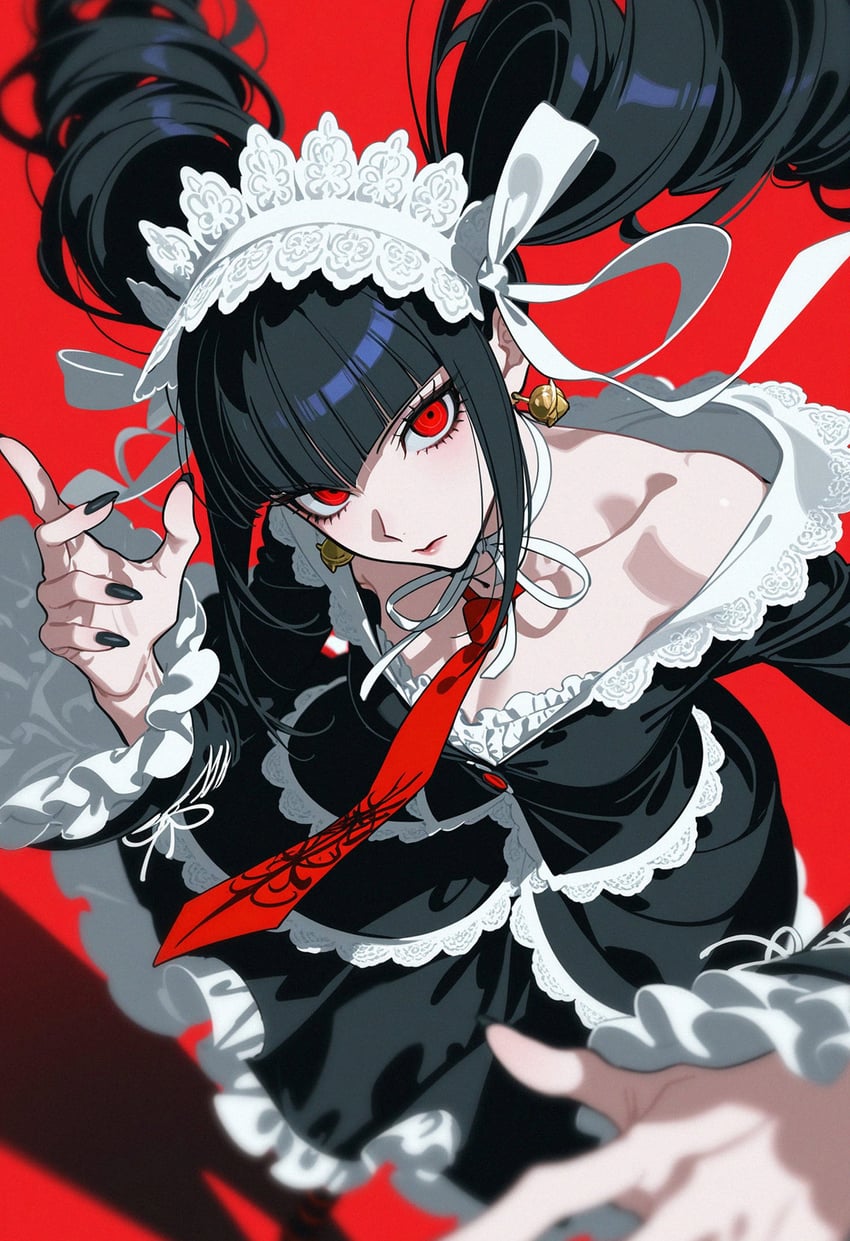 celestia ludenberg (danganronpa and 1 more) drawn by kawaaniiiii