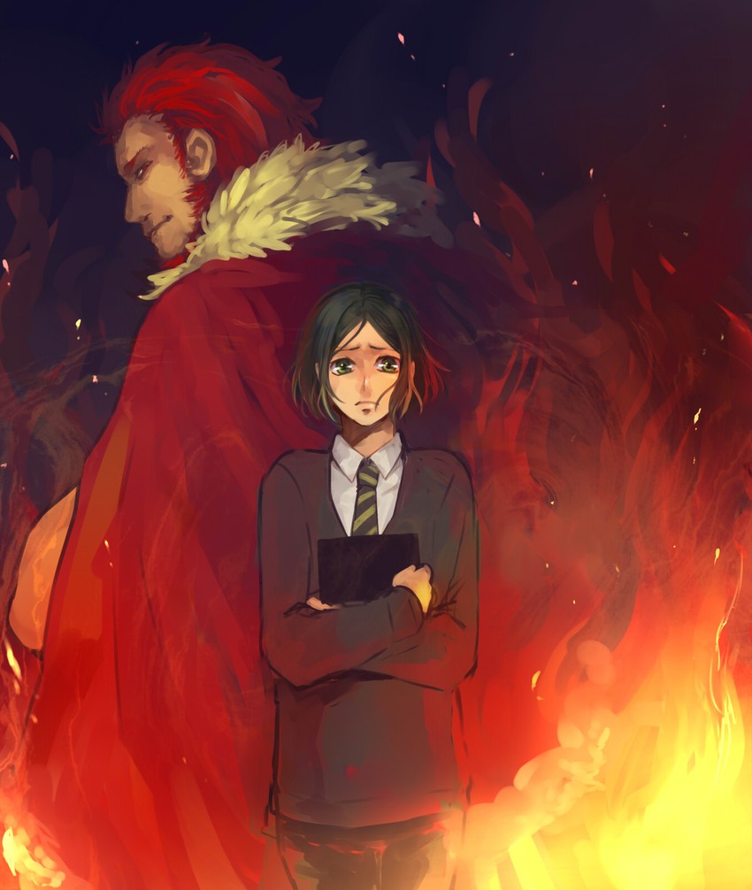 iskandar and waver velvet (fate and 1 more) drawn by juuya